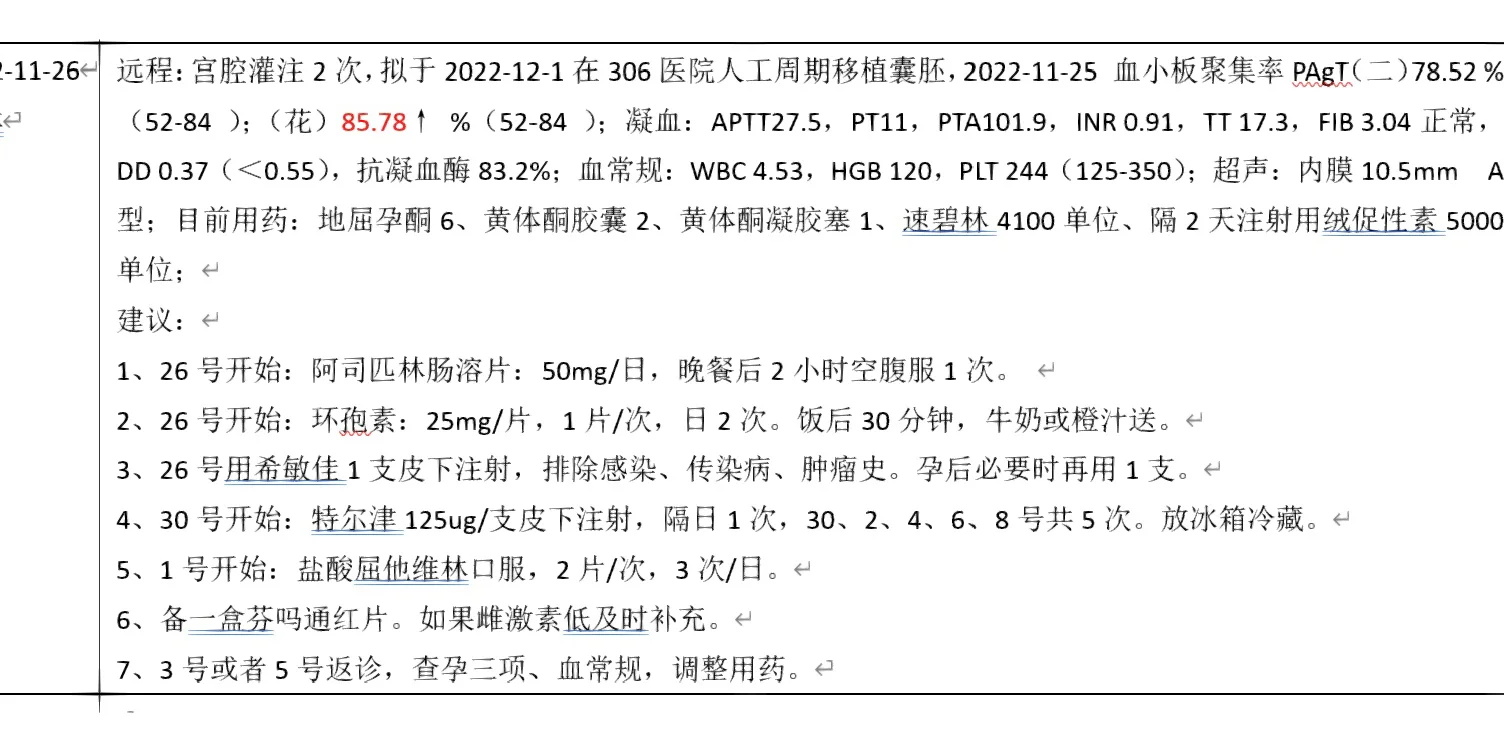 试管第五次移植前用药